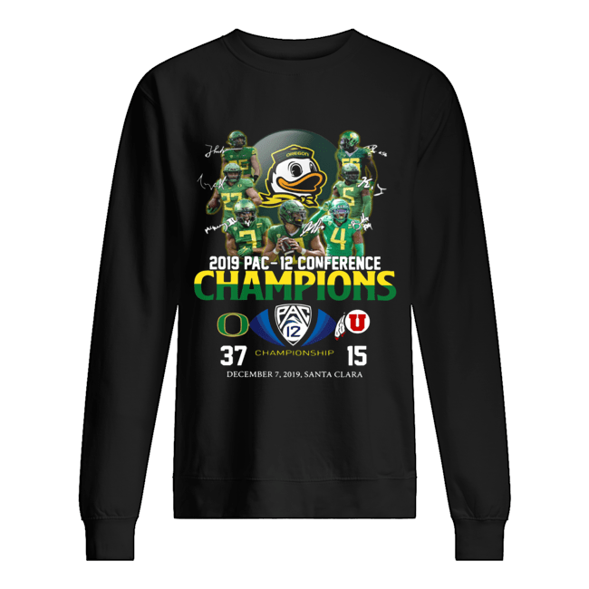 Oregon Ducks 2019 pac 12 conference champions shirt