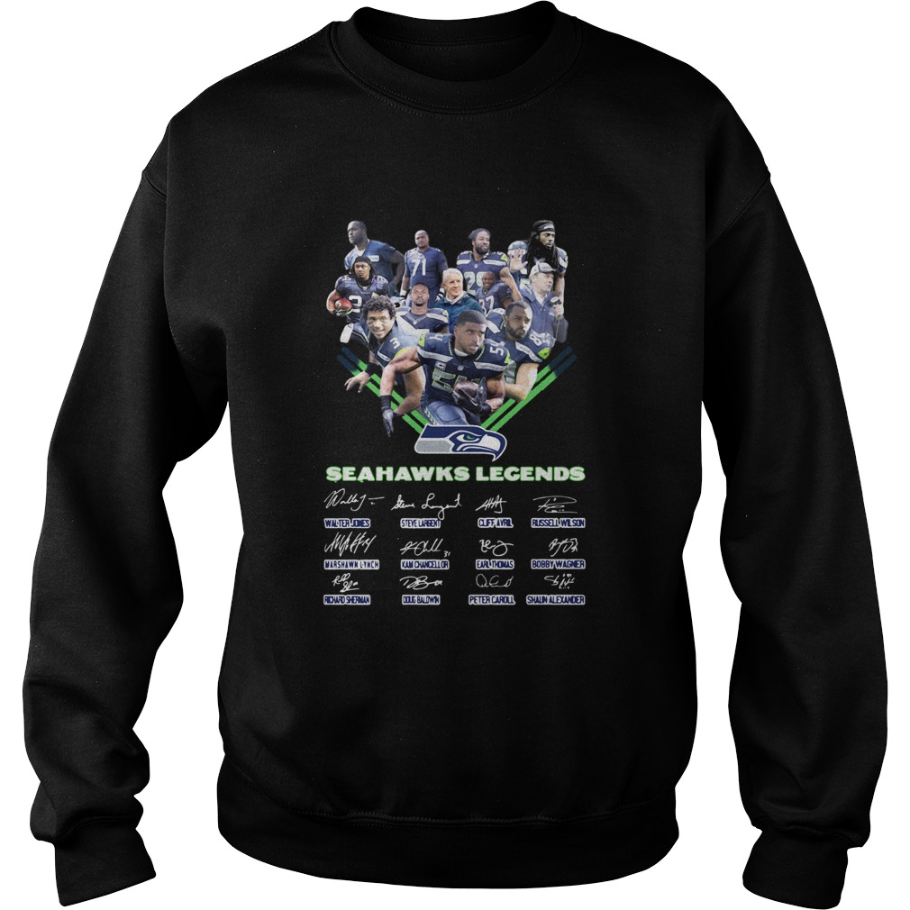 Seattle Seahawks Legends Players In My Heart Signatures shirt