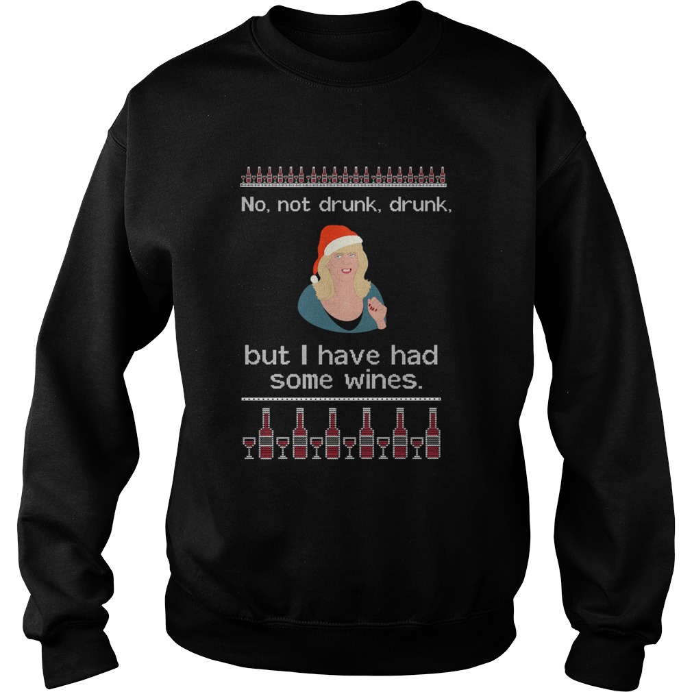 Alison Steadman No Wines Ugly Christmas Sweatshirt