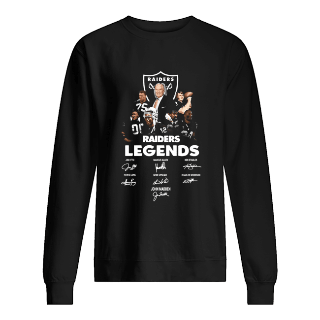 Oakland Raiders Legends Signatures Shirt