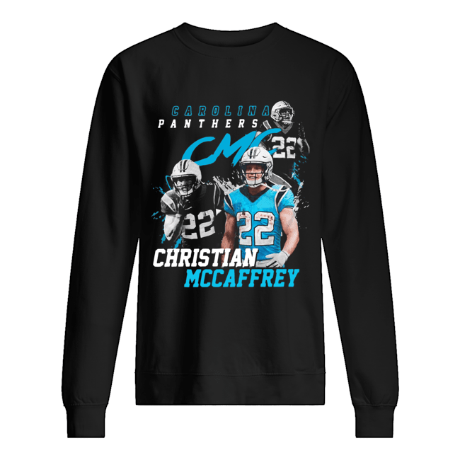 CMC Carolina Panthers Football #22 Christian McCaffrey shirt