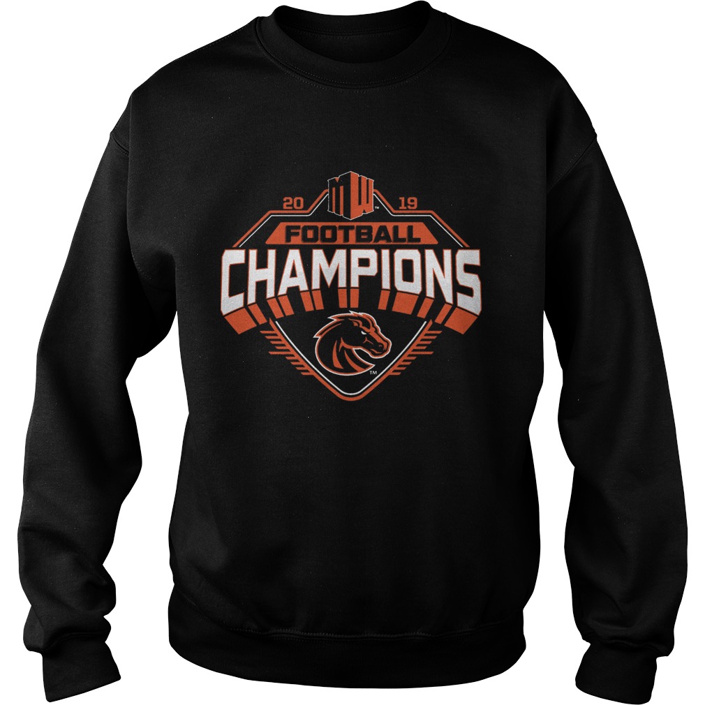 Boise State Broncos 2019 Mountain West Football Champions shirt 