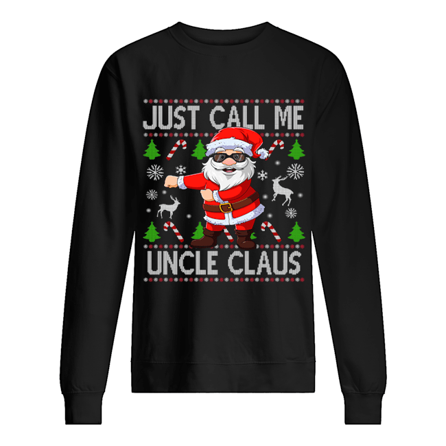 Just Call Me Uncle Santa Claus Flossing Xmas shirt