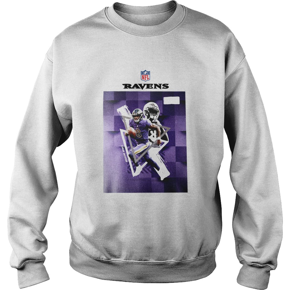 Baltimore Ravens Lamar Jackson #8 shirt Sweater