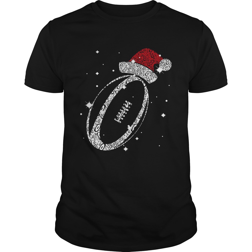 Rugby Santa Diamond Christmas Shirt