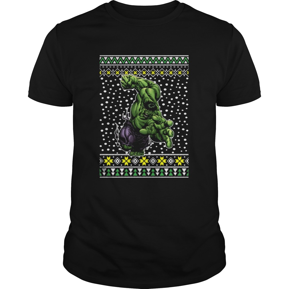 The Incredible Hulk Action Ugly Christmas Shirt