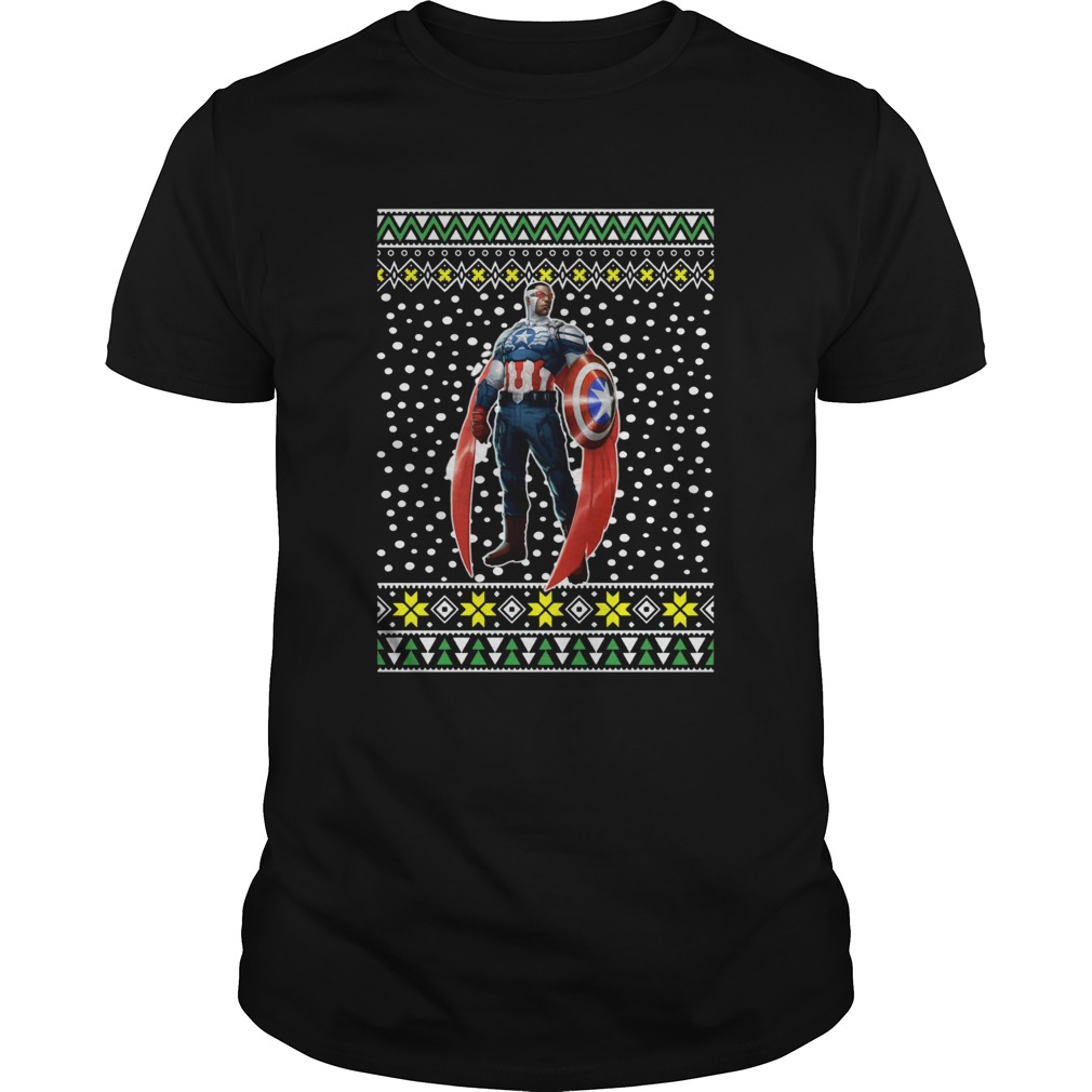 New Captain America Falcon Ugly Christmas Shirt