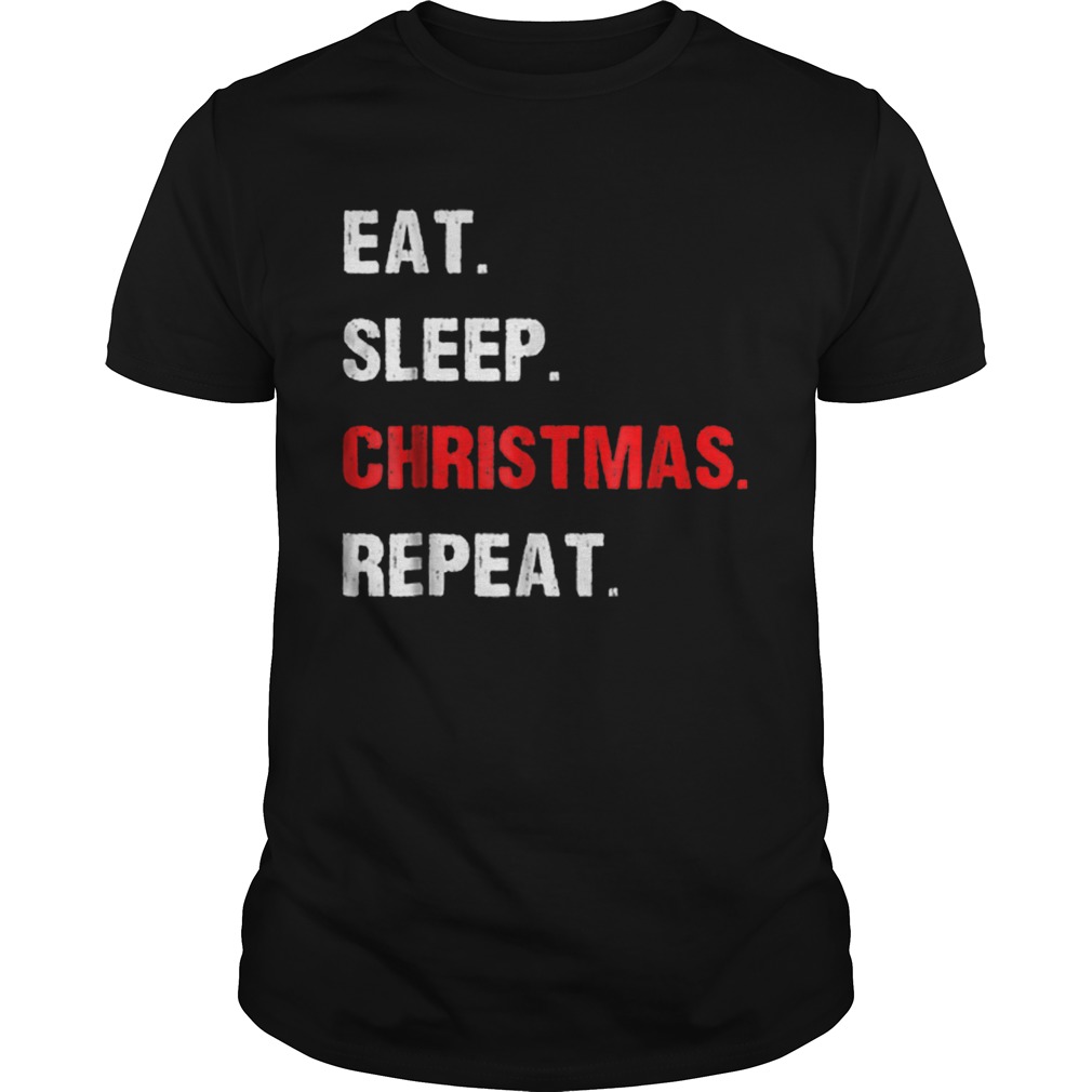 Nice Eat Sleep Christmas Repeat Cute Funny Christmas sweater