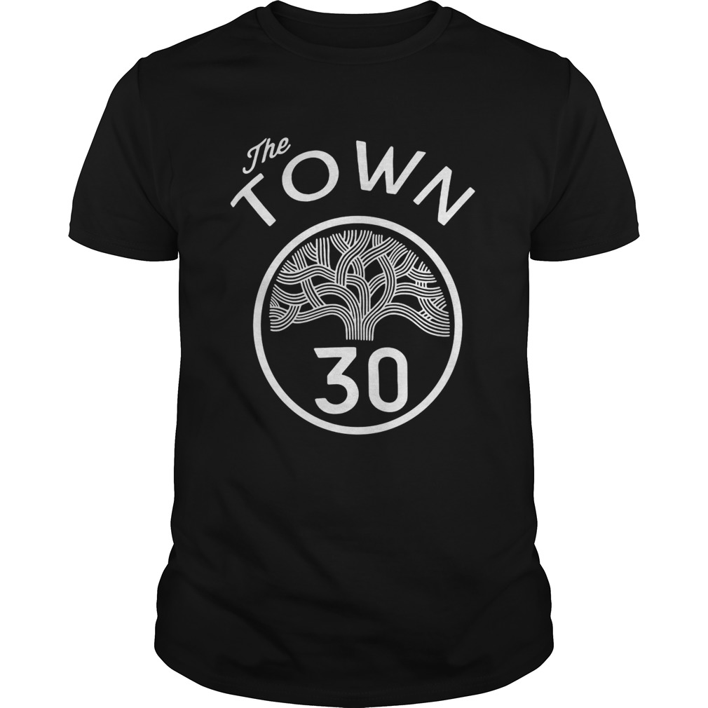 #30 Stephen Curry The Town Blue Golden State Warriors shirt