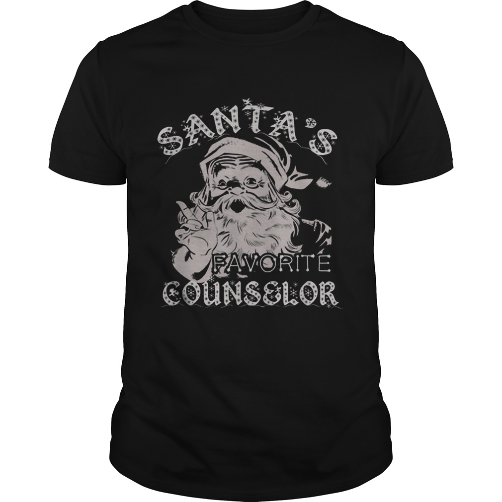 Santas Favorite Counselor Christmas Holiday sweater