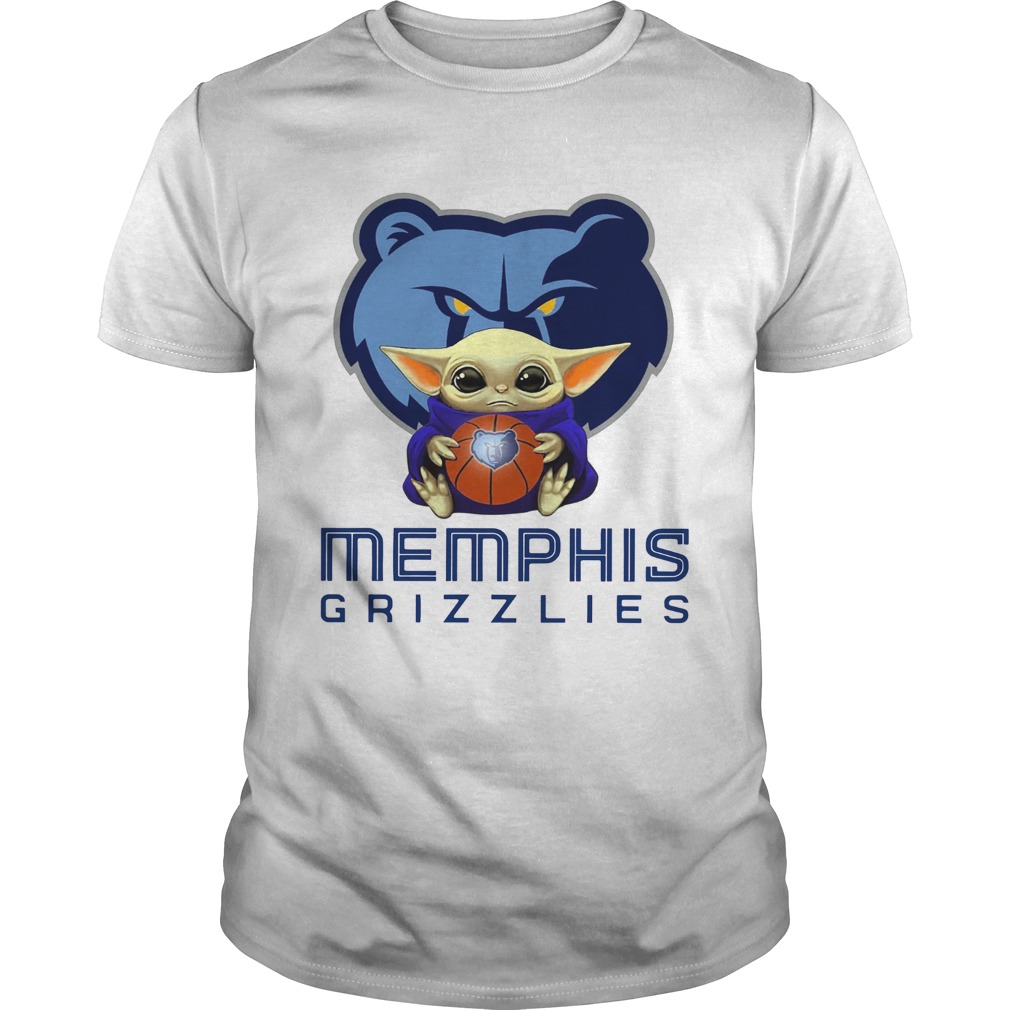 Baby Yoda Hug Memphis Grizzlies Shirt