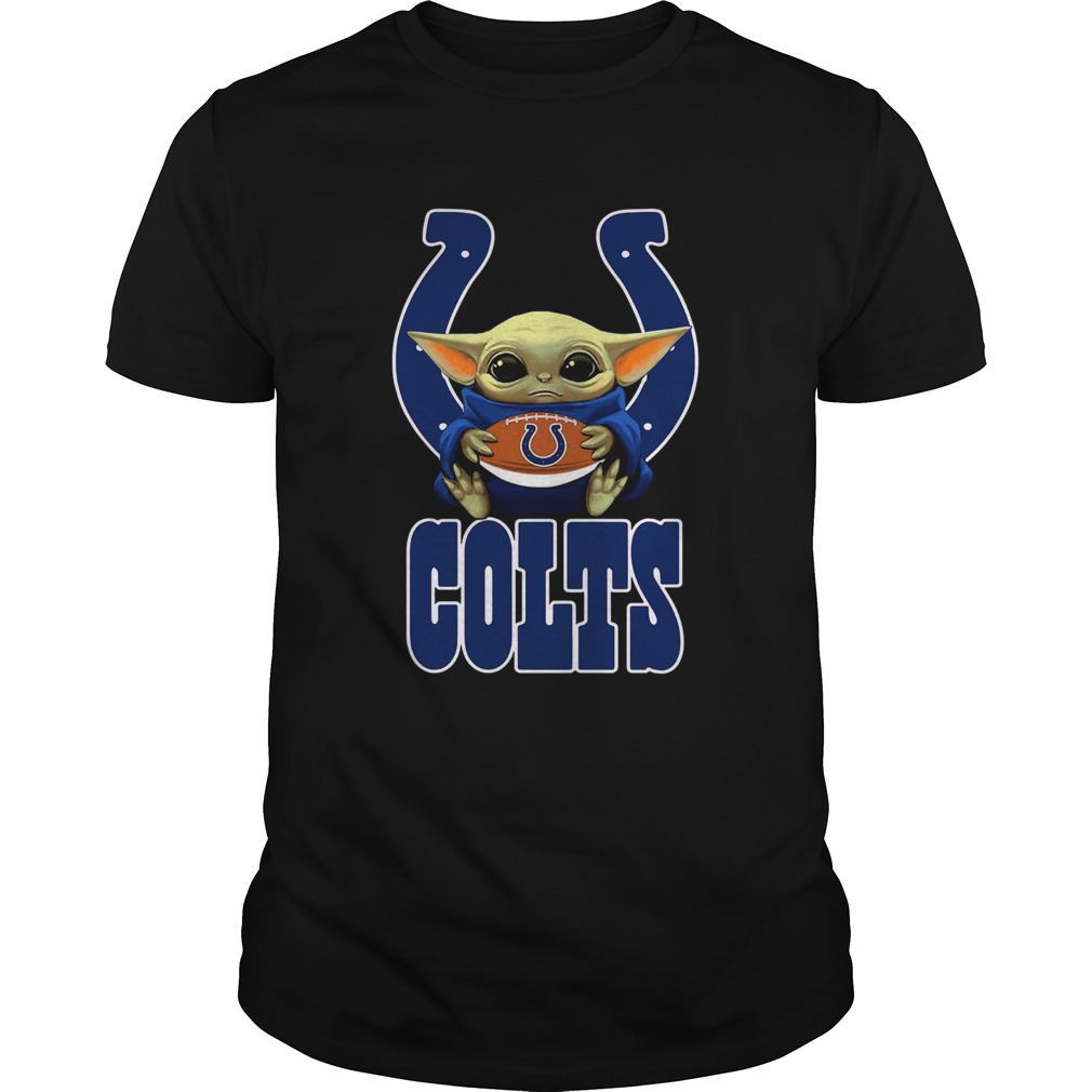 Baby Yoda Hug Indianapolis Colts Shirt