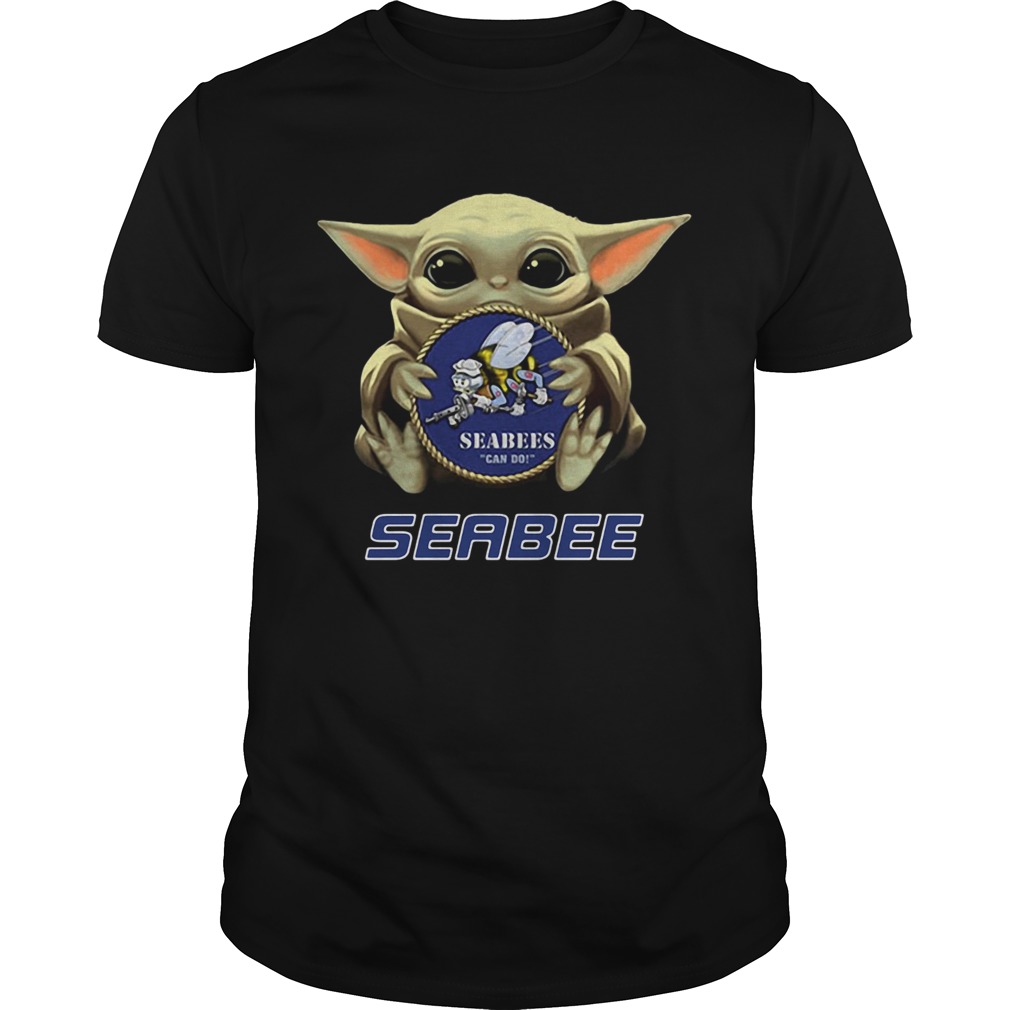 Star Wars Baby Yoda Hug Seabee Shirt