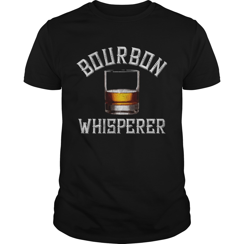 Bourbon Whisperer Whiskey Sayings Drinking Shirt