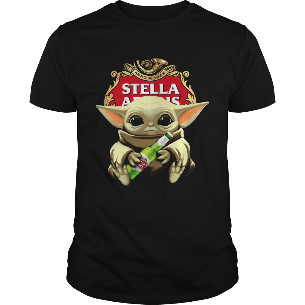 Baby Yoda Hug Stella Artois Shirt