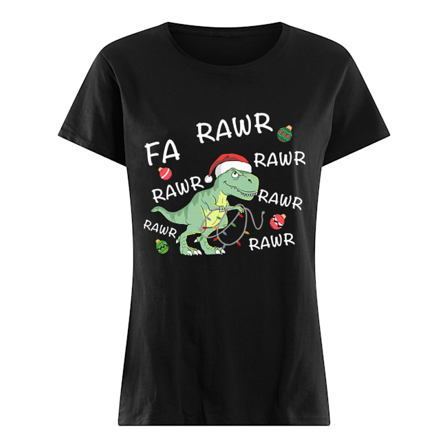 T-Rex Christmas Dinosaur shirt