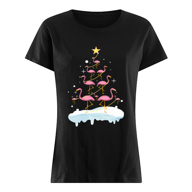 Flamingo Christmas shirt