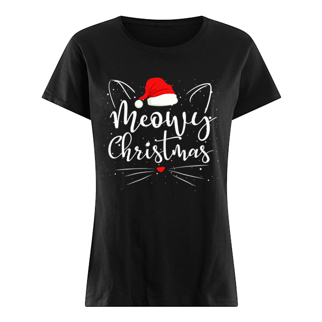 Meowy Christmas shirt