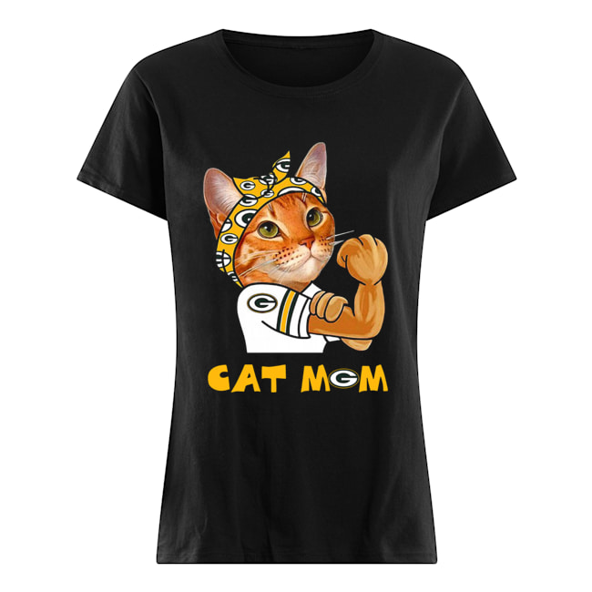 Green Bay Packers Cat Mom Shirt