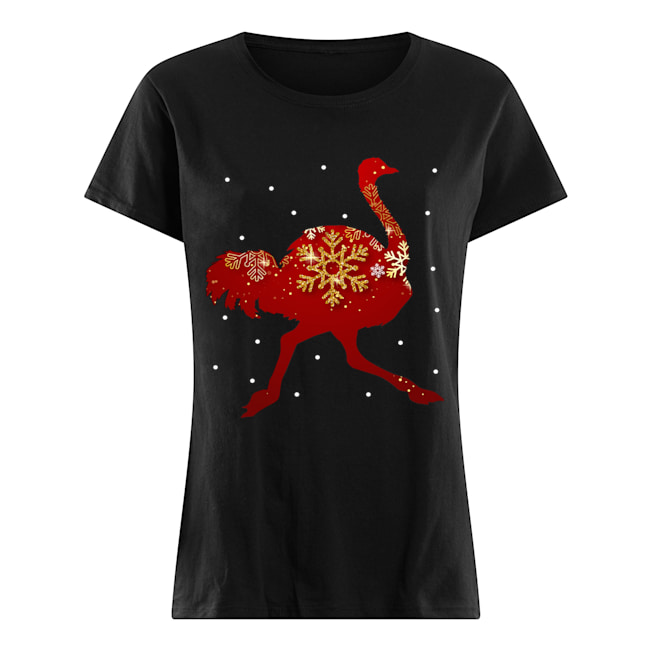 Ostrich Christmas shirt