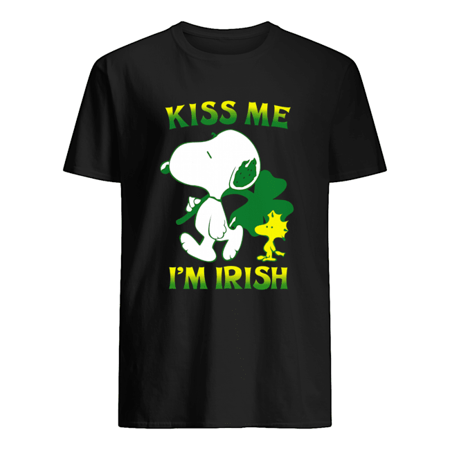 Snoopy And Woodstock Kiss Me I’m Irish Shirt