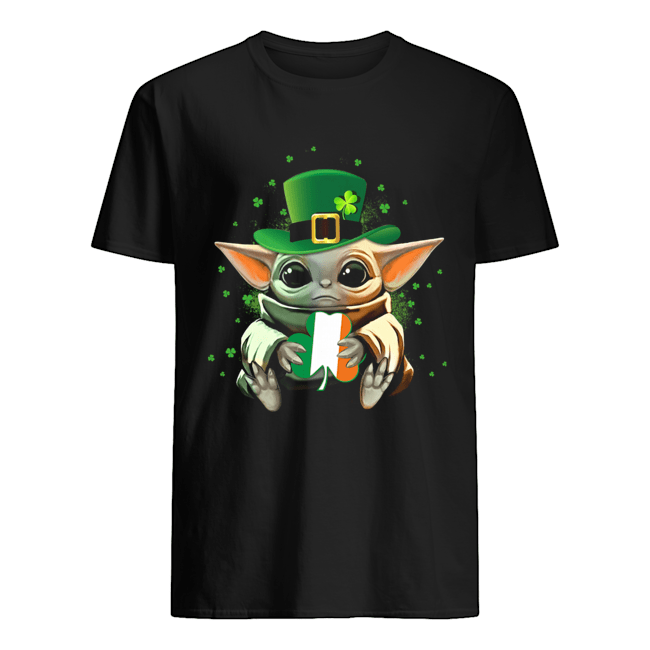 Baby Yoda Hug St Patrick’s Day Shirt