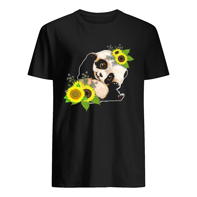 Baby Panda Sunflower Shirt