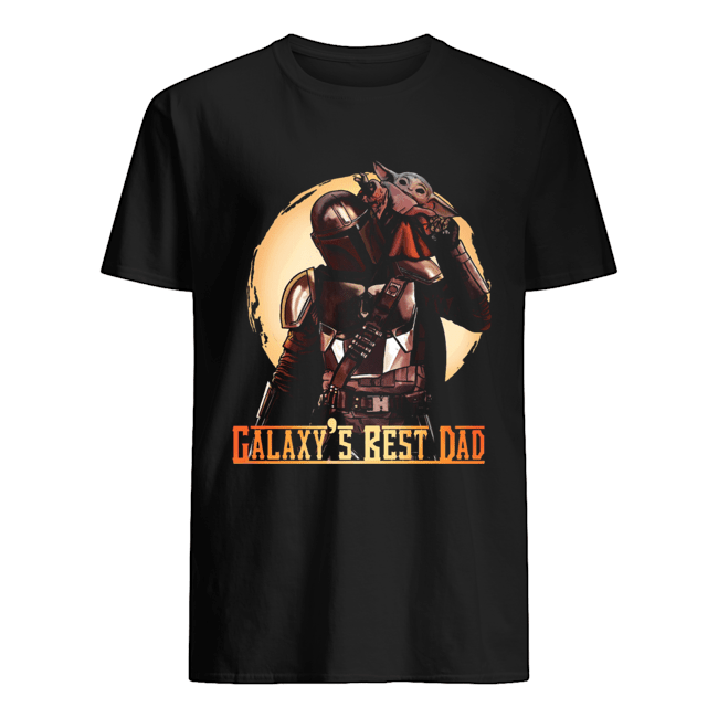 The Mandalorian and Baby Yoda Galaxy’s Best Dad Shirt