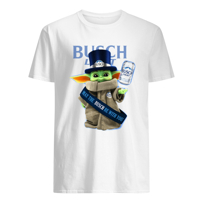 Baby Yoda Busch Light May The Busch Be With You Shirt