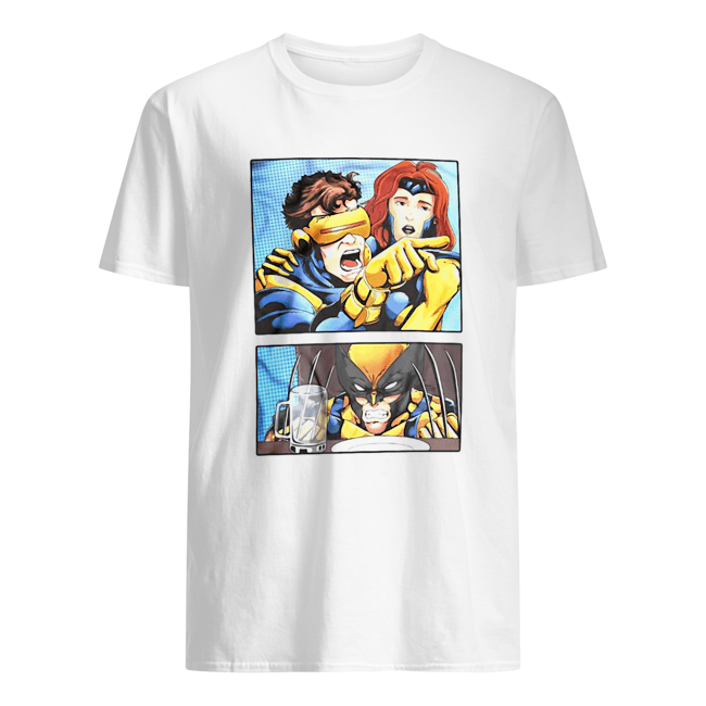 Cyclops Yelling At Wolverine shirt