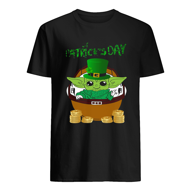 Baby Yoda The Mandalorian Happy St Patrick’s Day Shirt