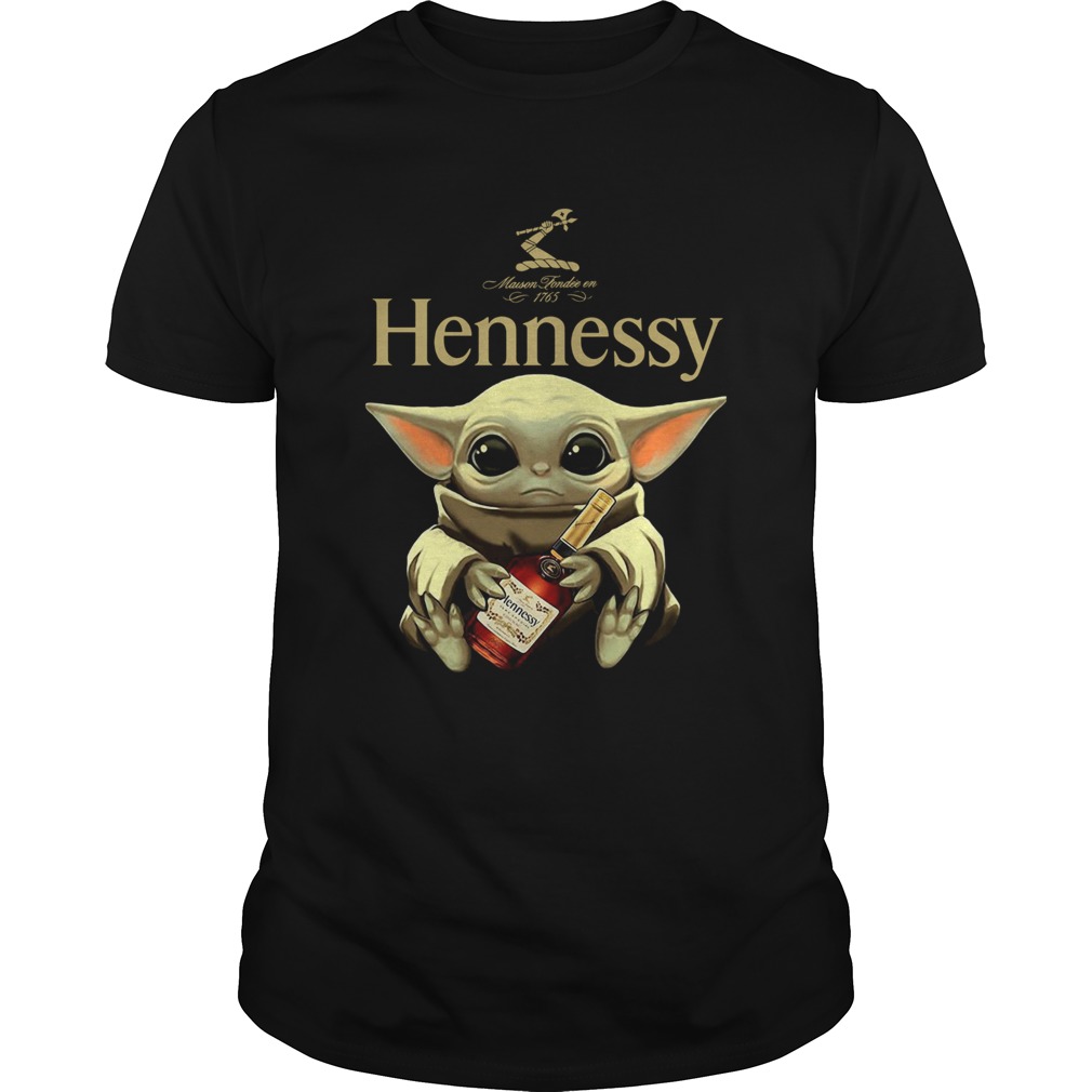 Baby Yoda Hug Hennessy Shirt