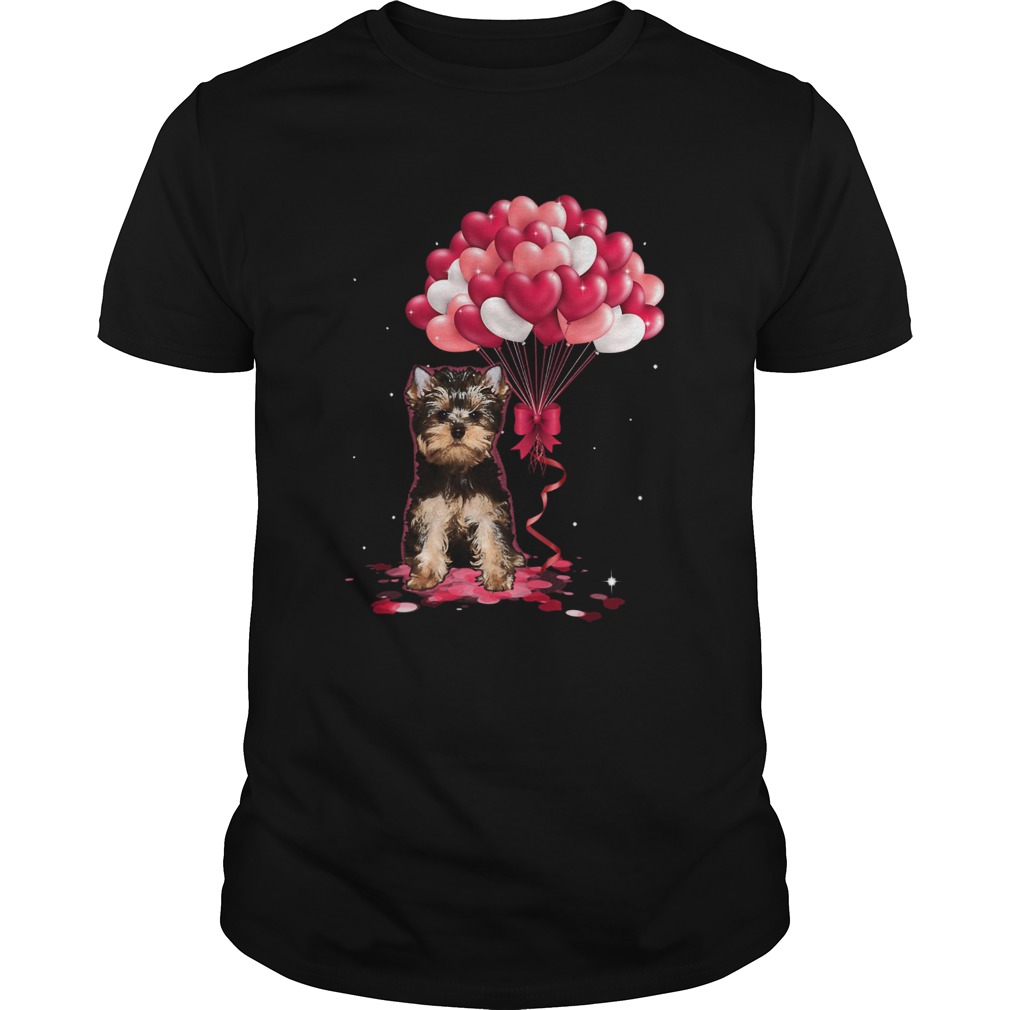 Yorkshire Terrier Love Balloons Shirt