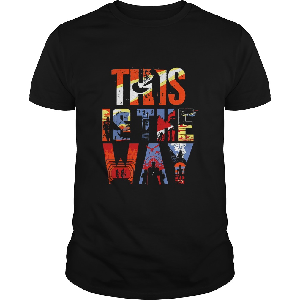 The Mandalorian this is the way art shirt