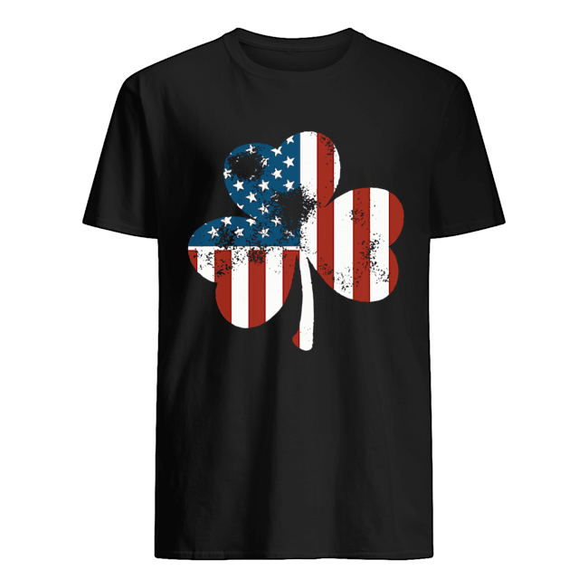 Flowers Irish American Flag Shirt