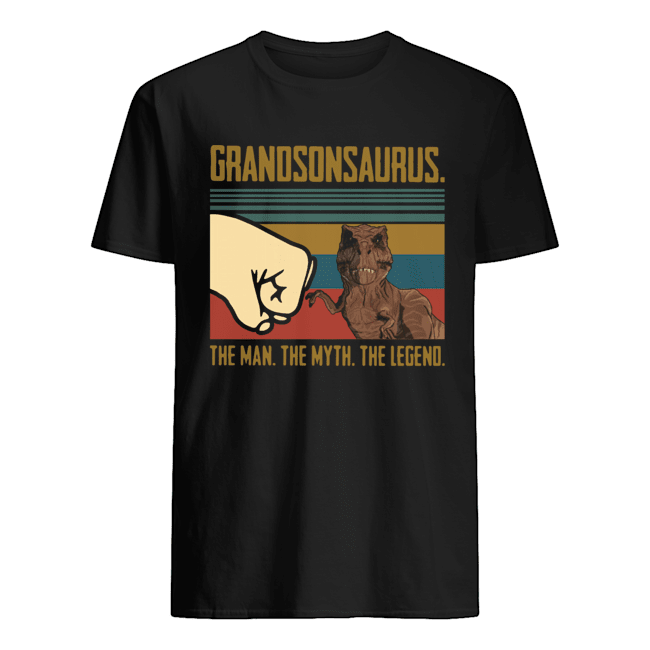 Grandsonsaurus The Man The Myth The Legend Vintage Shirt