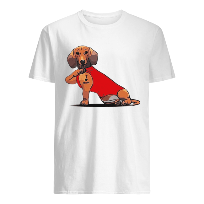 Dachshund I love Mom t-shirt