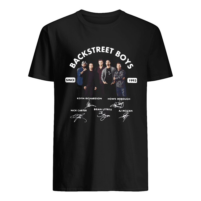 Backstreet Boys Since 1993 Signatures shirt