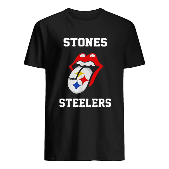 Rolling Stones Logo Pittsburgh Steelers shirt