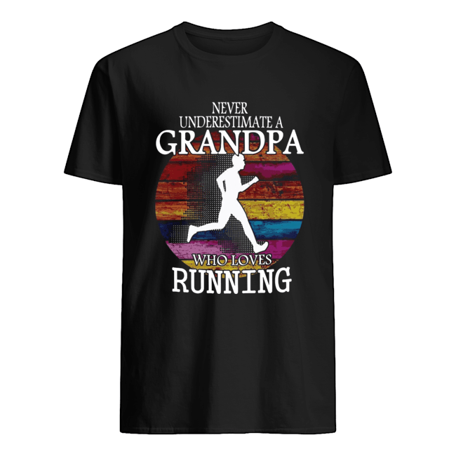 Never Underestimate A Grandma Who Loves Running Vintage Shirt