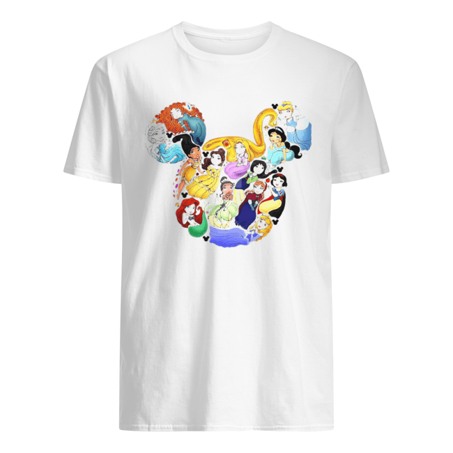 Mickey Mouse All Princess Disney shirt