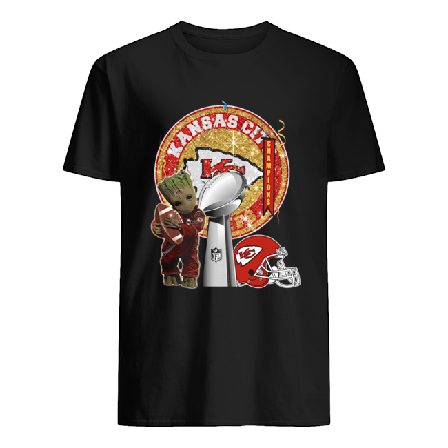 Baby Groot Kansas City Chiefs Super Bowl Champions shirt