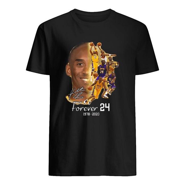 Rip Kobe Bryant Forever 24 1978 2020 signature shirt