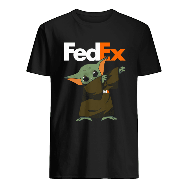 Baby Yoda Dabbing Fedex Shirt