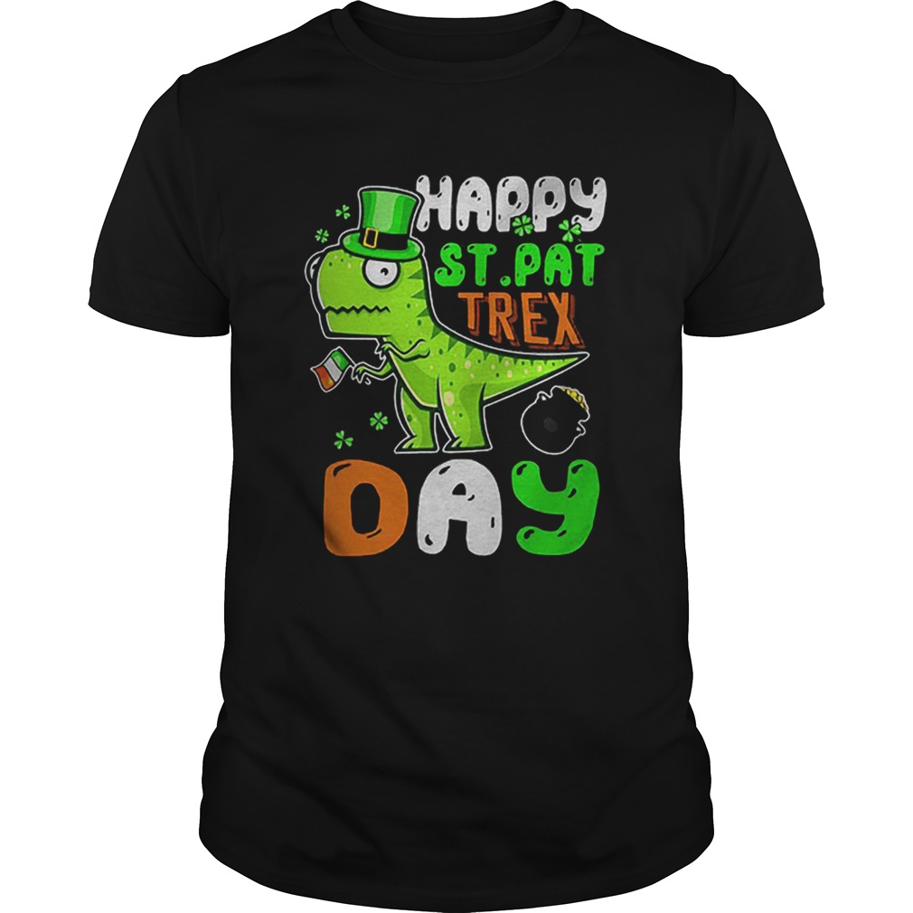 St. Patrick’s Day happy St. Pat trex day shirt