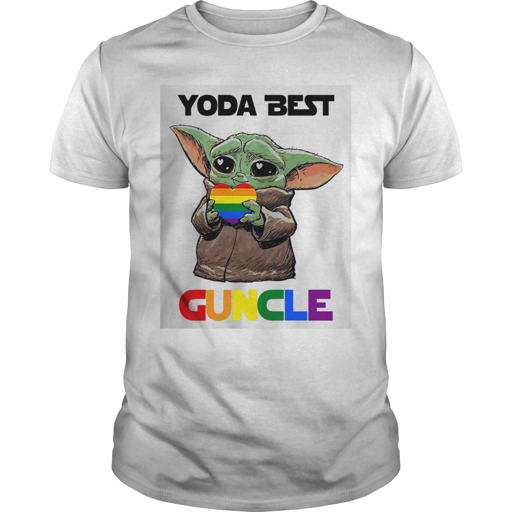 LGBT Baby Yoda Best Guncle Shirt