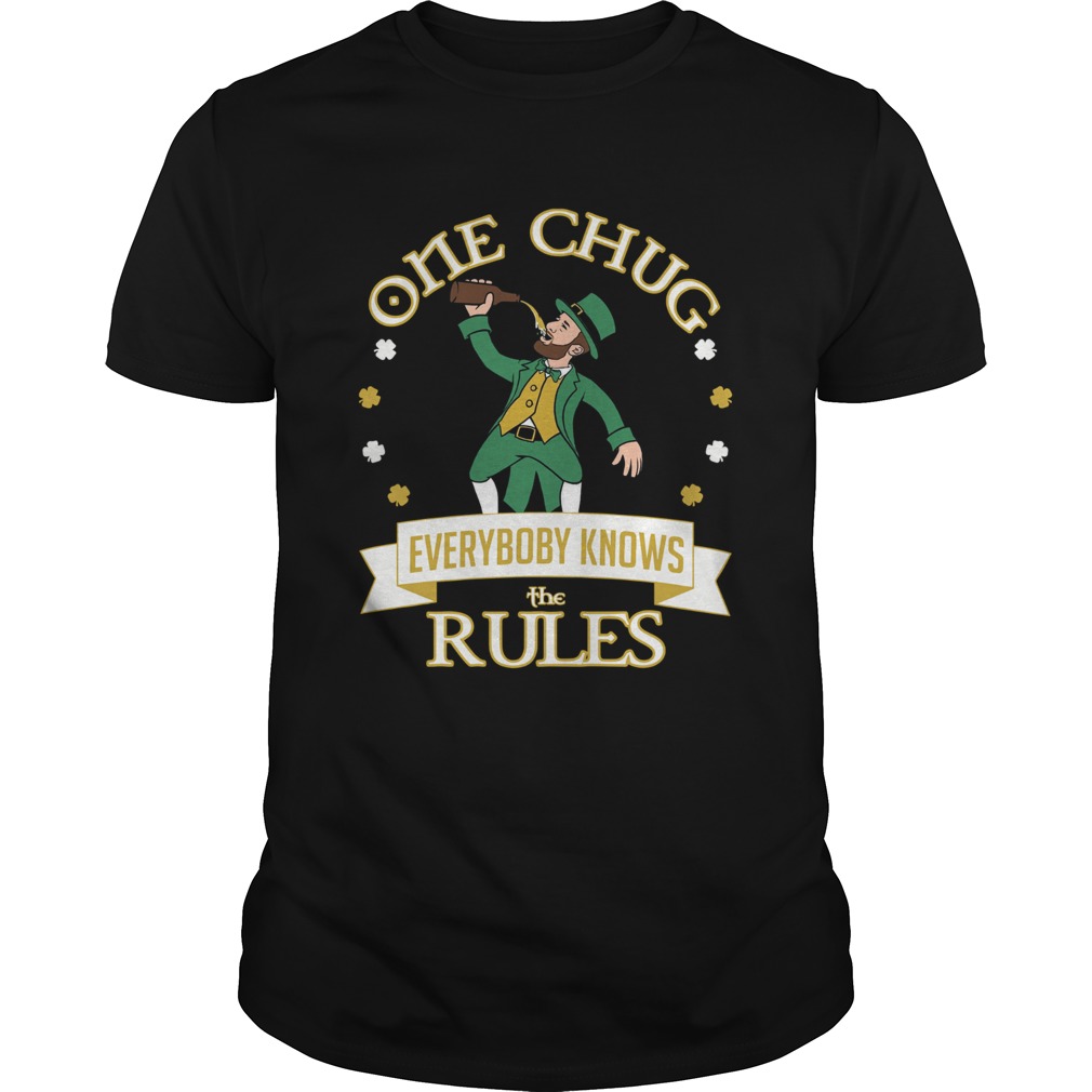 One Chug Leprechaun 2020 Shirt