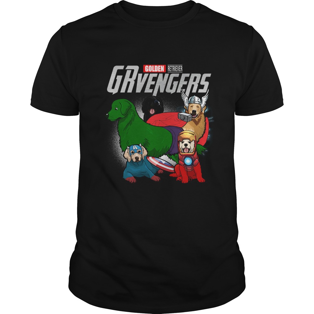 Golden Retriever GRvengers Marvel Avengers Shirt