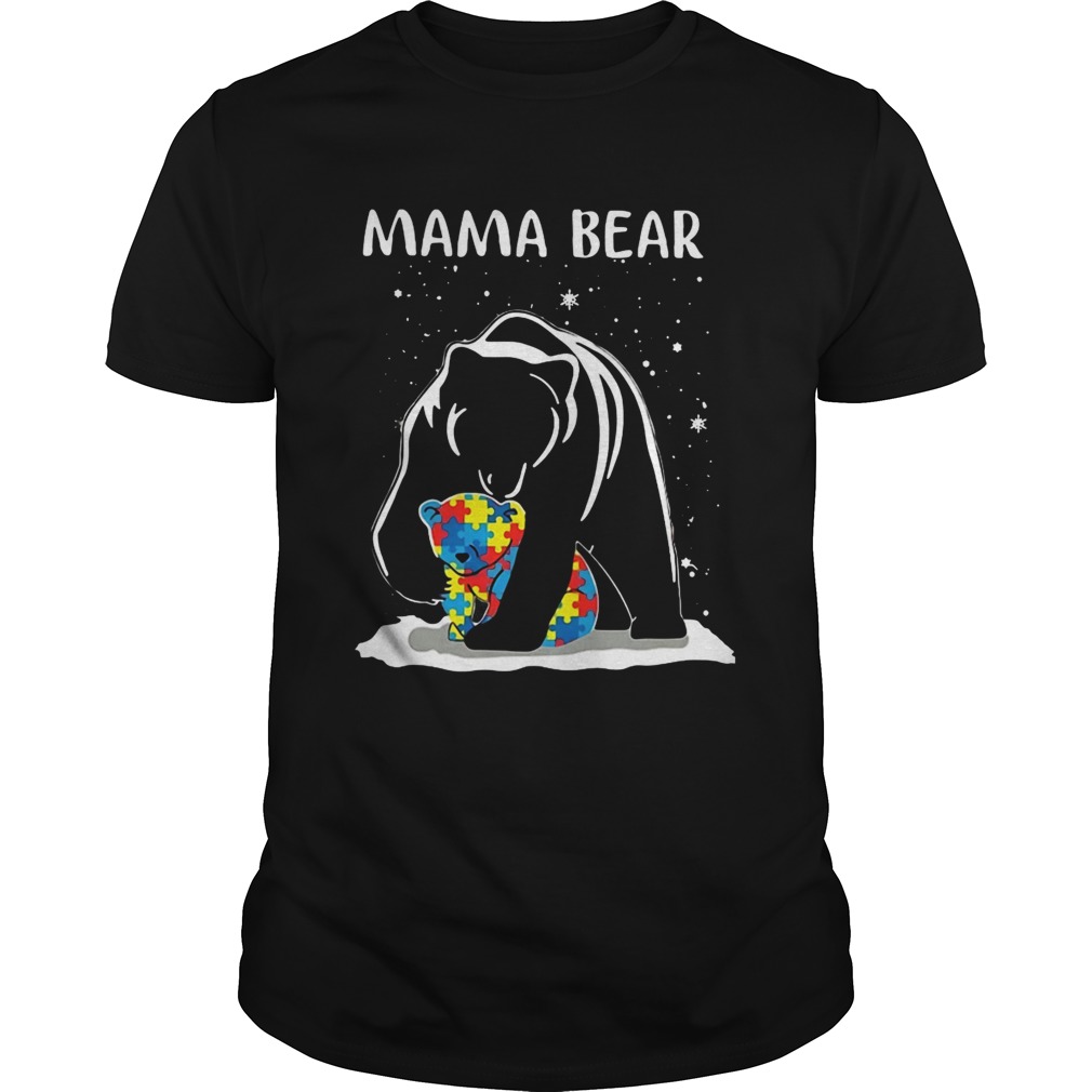 Mama Bear Autism Awareness Shirt