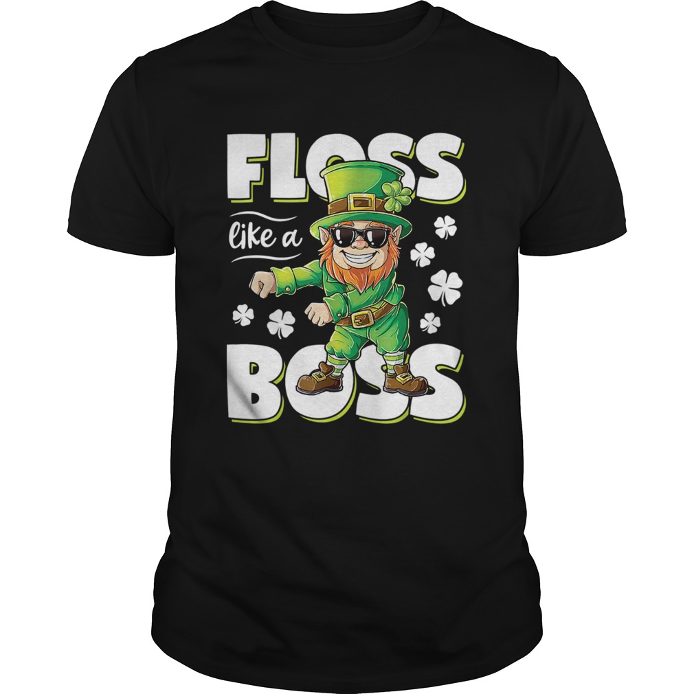 Leprechaun Floss Like A Boss St Patricks Day shirt